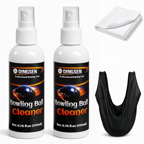 DINGSEN Kit de Nettoyage pour Boule de Bowling, Nettoyant Pr
