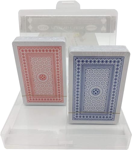 Lot de 2 paquet de cartes Rouge et Bleu - Jeux de Cartes - P