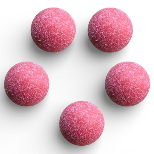 CATENACCIO Lot de 5 Balles de Baby-Foot Compétition Rouges –