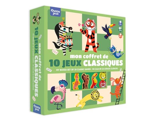 Coffret 10 Jeux Classiques Famille