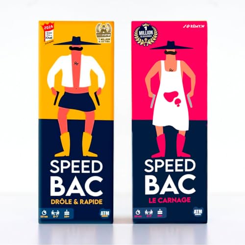 ATM Gaming Bundle Speed Bac Jaune et Rouge - Jeu dAmbiance 2