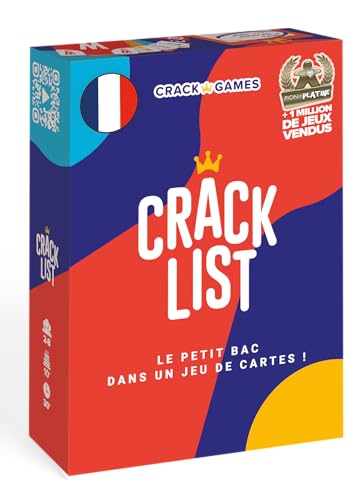 CRACK LIST - Jeu du Petit bac - Jeu de Cartes - Jeu dambianc