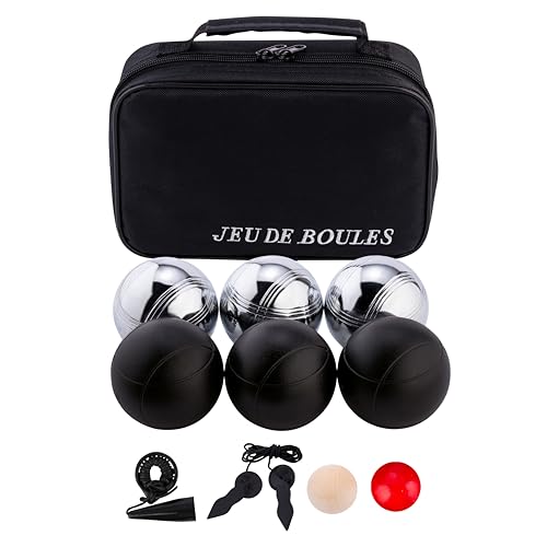 Engelhart - 010207 - Jeu de Boules 2 x 3 Noires et Grises -