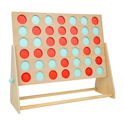 TP Toys Puissance 4 Géant en Bois FSC® - Jeu de Société Fami