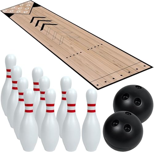 Mini jeu de bowling pour intérieur et extérieur avec piste, 