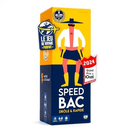 ATM Gaming Speedbac - Jeu de société Famille et Amis - Parfa