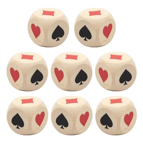 Wlsvega 8 PièCes DéS,DéS De Jeux,IdéAl pour Les Jeux De Belo