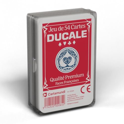 Ducale Origine - Jeu de 54 Cartes - Jeu de Poker, Président,