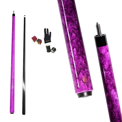 KHEALING Queue de billard en fibre de carbone T700 de 56 pou