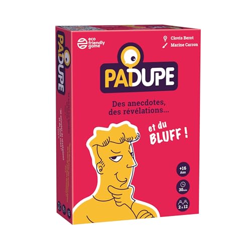 Padupe - Jeu de société Adultes et Ados, 2 à 12 Joueurs
