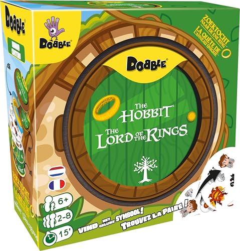 Asmodee - DOBBLE Le Seigneur des Anneaux - Jeu de de Carte