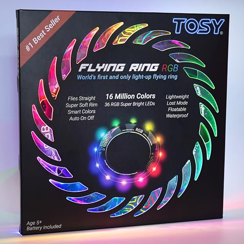 TOSY Anneau Volant 16 Millions de Couleurs RVB, Lumineux, Mo