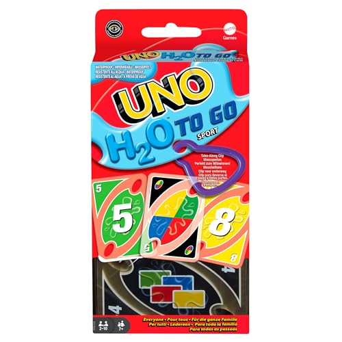 UNO SPORT, Jeu de 108 cartes en plastiques imperméables avec