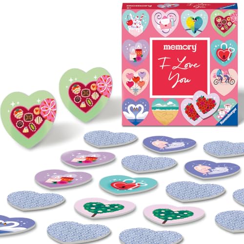 Ravensburger - Jeu en Famille - Mini Memory® - Je taime - Le