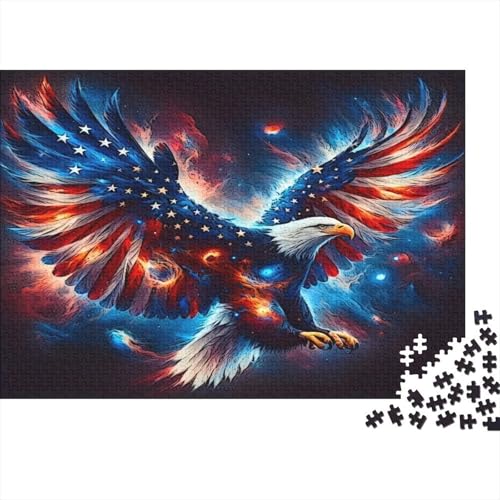Aigle Volant Puzzle 1000 Pièces pour Adultes Motif Lumineux 