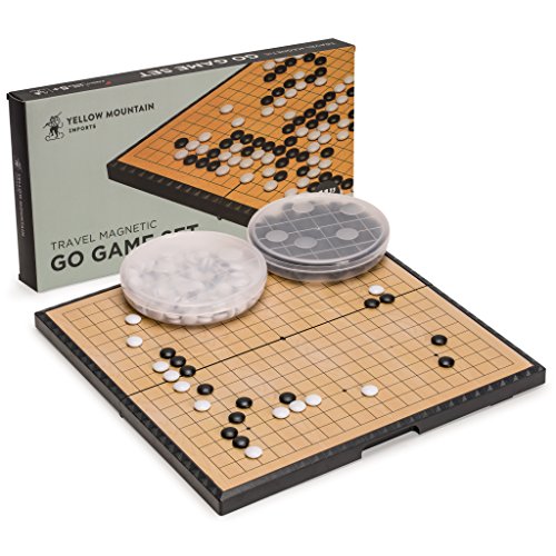 Yellow Mountain Imports Plateau de Jeu de Go Magnétique 19 x