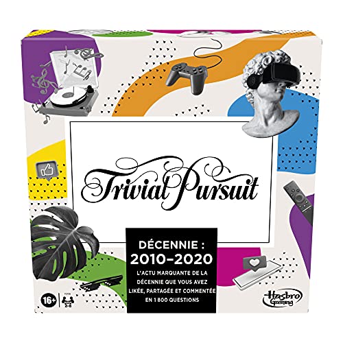 Hasbro Gaming TRIVIAL PURSUIT DECADES 10/20, 16+, édition fr
