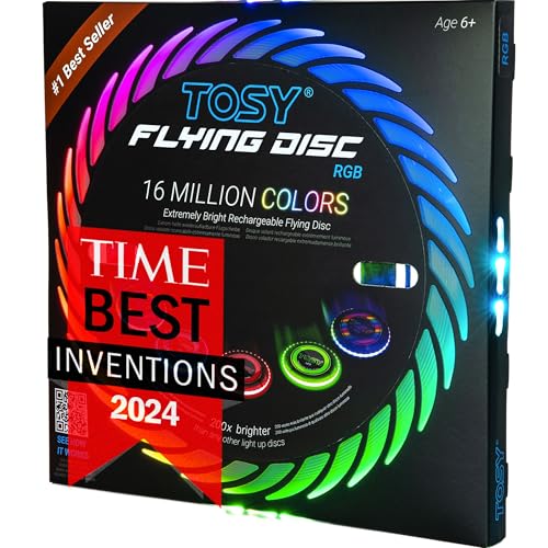 TOSY Disque Volant 16 Millions de Couleurs RVB ou 36 LED, Lu