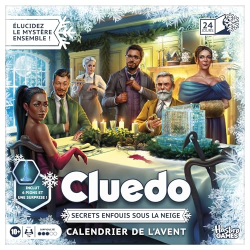 Calendrier de lavent Cluedo : Secrets enfouis sous la Neige 