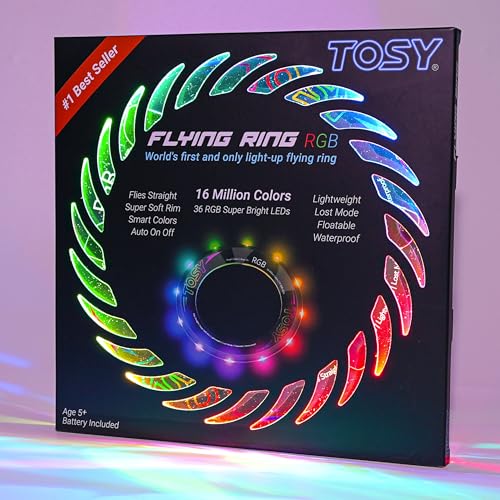 TOSY Anneau Volant 16 Millions de Couleurs RVB, Lumineux, Mo