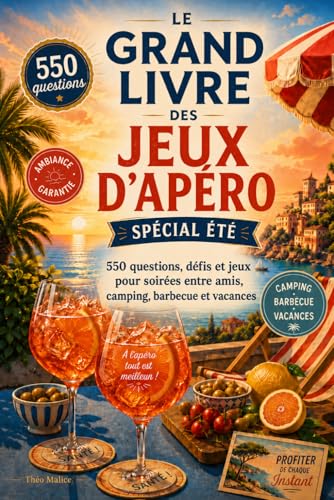 Le Grand Livre des Jeux dApéro — Spécial Été: 550 questions,