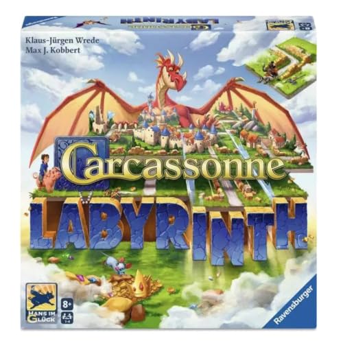 Ravensburger - Labyrinthe Carcassonne - Jeux Famille à parti