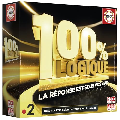 Educa - 100 pour 100 Logique | Jeu de Société Famille et Ami