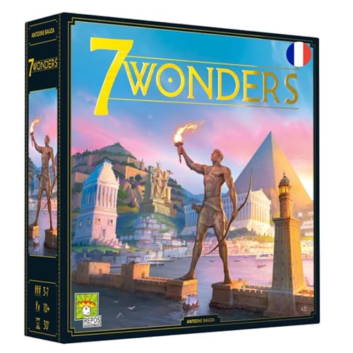 Asmodee - 7 Wonders Jeu de Base - Jeu de Société Stratégique
