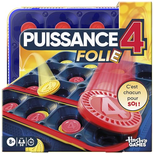 Puissance 4 Folie, Jeu de Plateau - Version Française Rapide