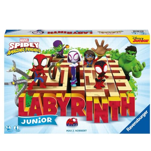 Ravensburger - Labyrinthe Spidey & Friends - Jeu de Plateau 