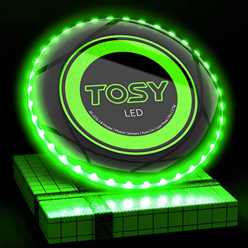 TOSY Disque Volant 36 LED, Lumineux, Modes Intelligents, Aut