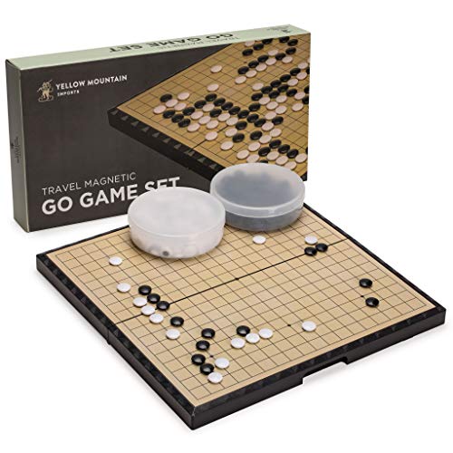 Yellow Mountain Imports Grand Plateau de Jeu de Go Magnétiqu