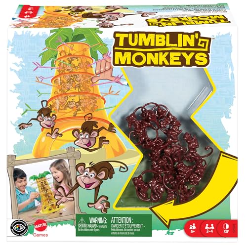 Mattel Games SOS Ouistiti, Jeu De Société et DAdresse Famili