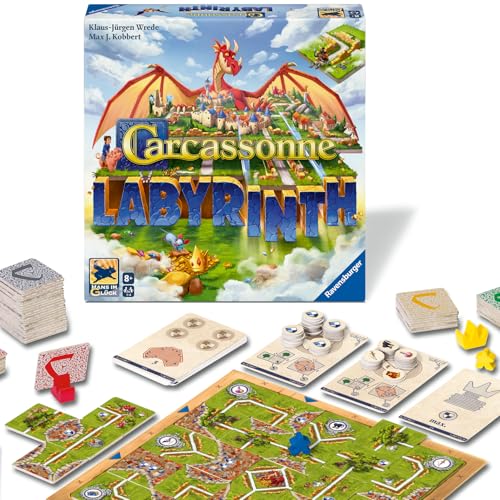 Ravensburger - Labyrinthe Carcassonne - Jeux Famille à parti