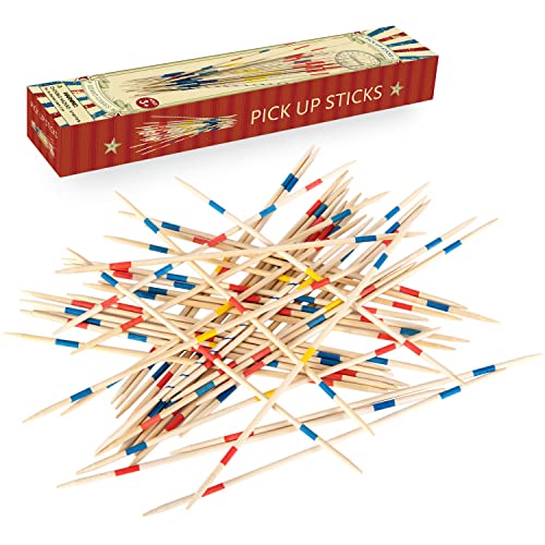 Gonoelec Jeu de Mikado avec 41 Bâtonnets de 30 cm, Jeu de So