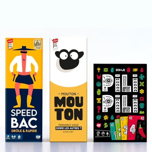Lot Speedbac + Pili Pili + Mouton Mouton - Jeux dambiances h