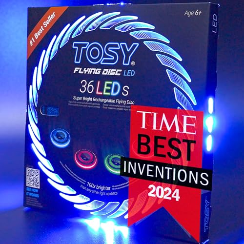 TOSY Disque Volant 36 LED, Lumineux, Modes Intelligents, Aut