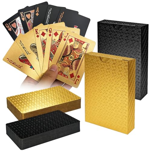 Rongrongago 2 Pièces Cartes en Plastique Imperméable, Carte 