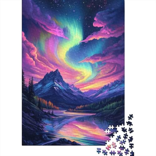 Puzzle 1000 pièces Aurores Boréales