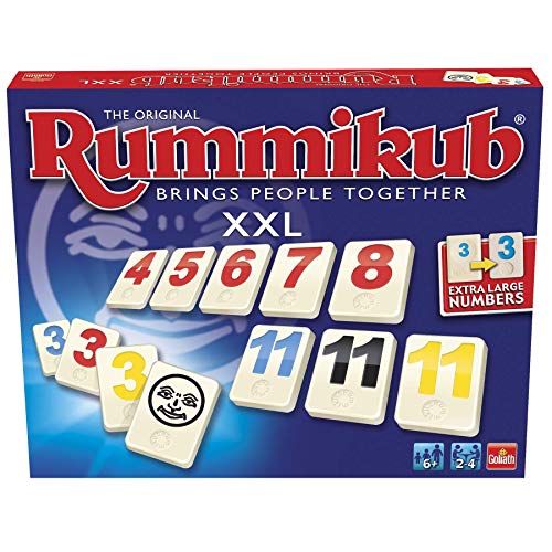 Rummikub XXL. Con Los números más Grande. Más fácil de Leer.
