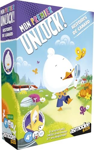 Asmodee - Mon Premier Unlock! Histoires de Canard, Jeu de So