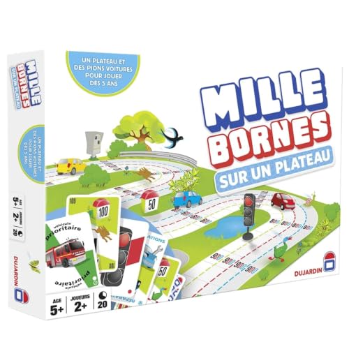 Dujardin - Mille Bornes sur Un Plateau - 2 à 4 Joueurs - Dès