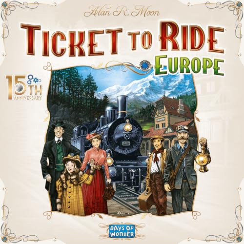 Ticket To Ride Europe 15Th Anniversary Edition Exclusivité s