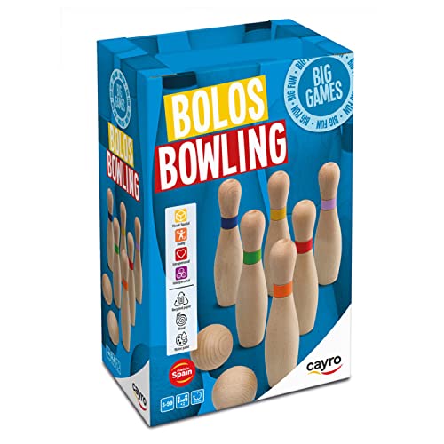 Cayro - Bowling - + 3 Ans - Grand Modèle en Bois - Jeu De Ta
