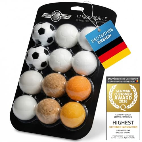 GOODS+GADGETS 12x pièces Boules de Speedball pour Table de B