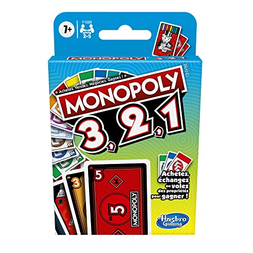 Monopoly Jeu de cartes à offrir, jeu de cartes à jouer rapid
