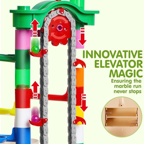 JOYIN Lot de Marble Rush 236 Parcours de marbre Lumineux ave