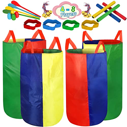 Jeux Extérieur Enfant, Course en sac, Course à l'œuf, Course