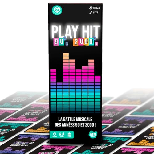 ATM Gaming Play Hit - Jeu de Société - Quiz Musiques des Ann