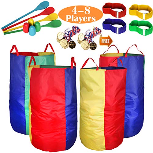 Jeux Exterieur Enfant, Course de Sac, Course à l'œuf, Course